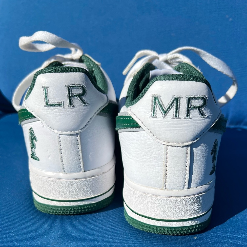 Nike Air Force 1 Green Low Four Horsemen LeBron FB9128-100 White/Deep Forest - Picture 2 of 9
